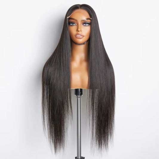 Glueless 5x5 Lace Closure Straight Wig